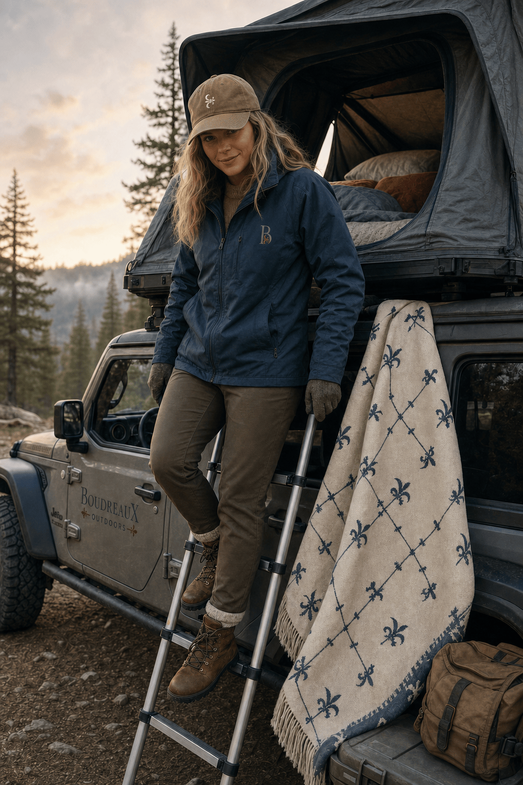 Camp Blanket at dawn